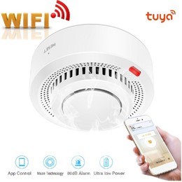 Cảm Biến Báo Cháy, Phát Hiện Khói Bằng WiFi Tuya qua Smartphone