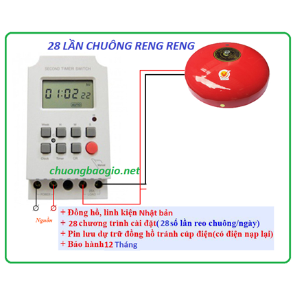 Chuông báo giờ tự động NAGA AUTO 32