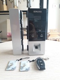 Khóa cửa kính vân tay cao cấp Eda Lock S500