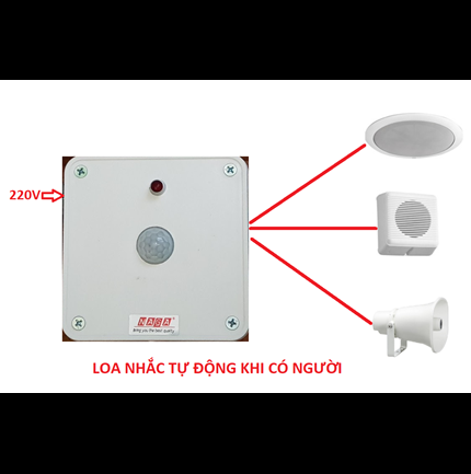 LOA BÁO KHI CÓ NGƯỜI CHUYỂN ĐỘNG NAGA-08S