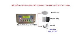 CHUÔNG BÁO GIỜ TRƯỜNG HỌC TẠI CÁC TRUNG TÂM NGOẠI NGỮ.