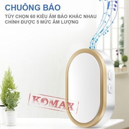 Chuông cửa không dây lẻ cao cấp B66