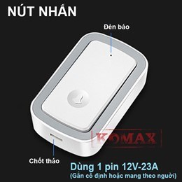 Nút nhấn lẻ chuông cửa D11